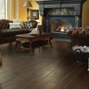 dark hardwood flooring in living room | Select Floors