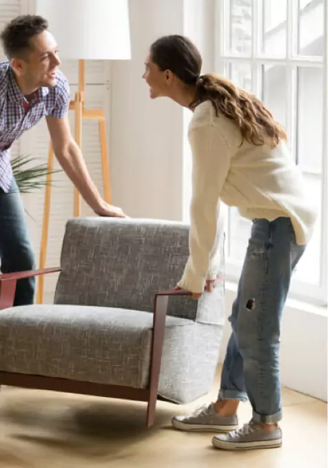 couple moving chair | Select Floors