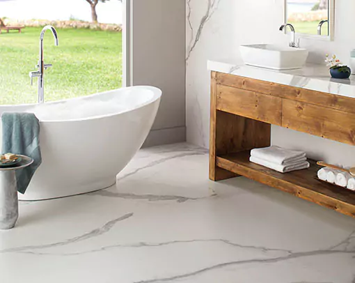 tile floor in a bathroom | Select Floors